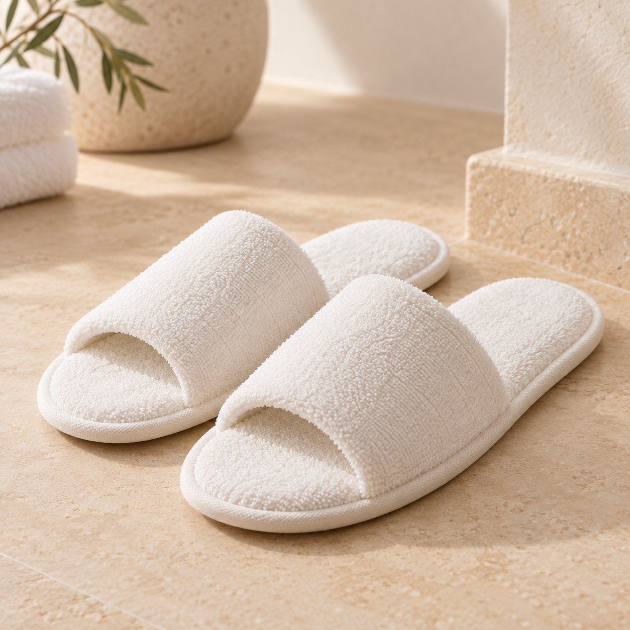 Mules éponge 100% polyester taille unique