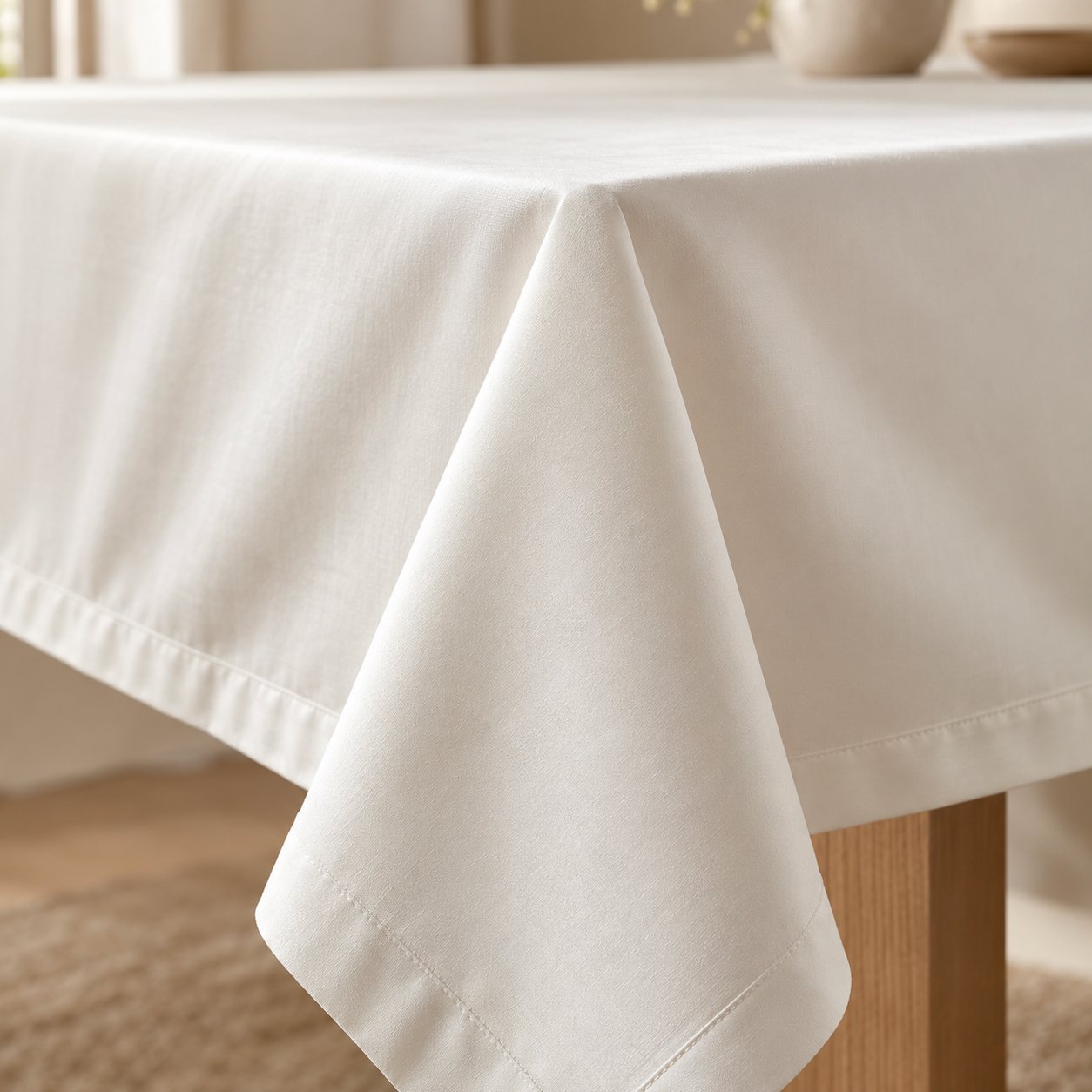 Nappe de table en satin 100% coton