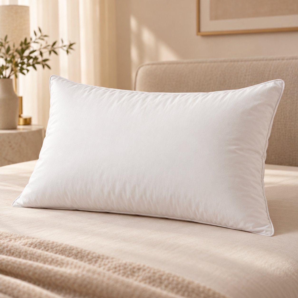 Oreiller Percale200 100% Coton Duvet/Plumet – Image 4