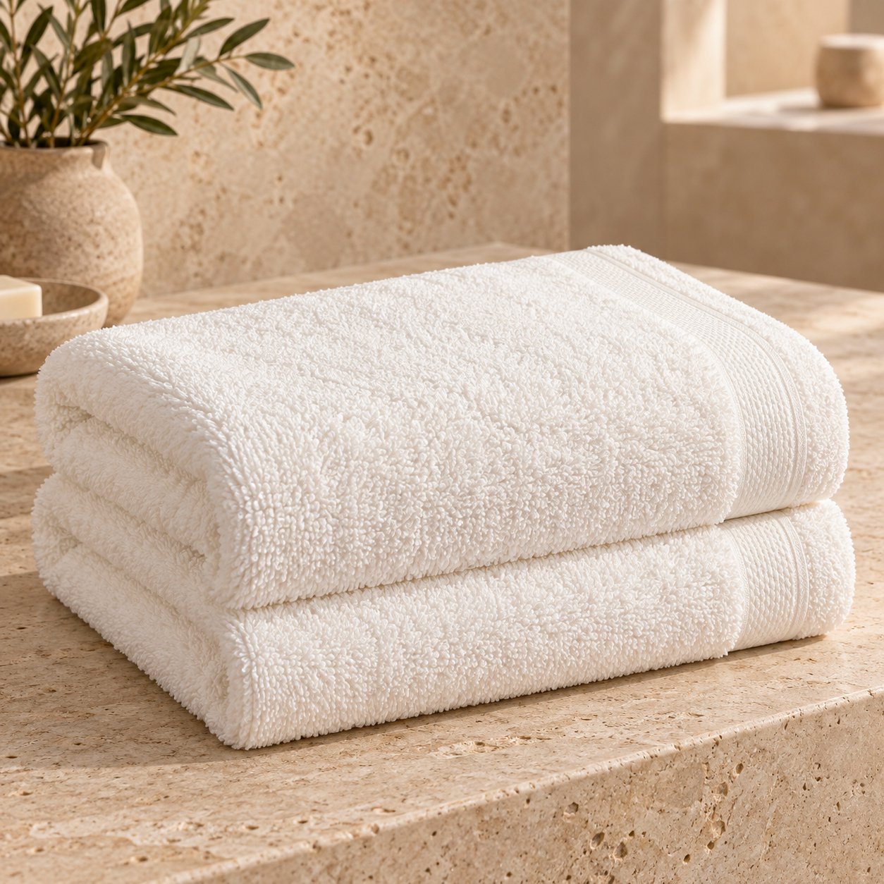 Serviette de bain 100% Coton 600 g