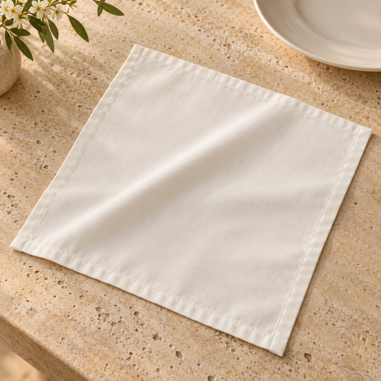 Serviette de table en satin 100% coton – Image 4